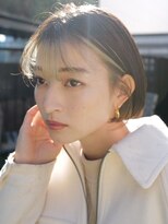 ALLEN hair 武庫之荘店　髪質改善&トリートメント【8月中旬OPEN（予定）】&nbsp;フェイスフレーミング×切りっぱなし ミニボブ