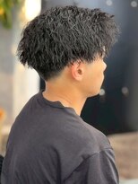 ホーミーズ 横須賀中央店(homies)&nbsp;ツイストスパイラルパーマ ツーブロック マッシュヘア 20代 30代