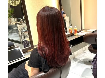 ラボー ノースプラザ店(LA'BO)の写真/ブリーチなしダブルカラー！カラーを重ねて理想の色味に、透明感UPヘアカラー◎