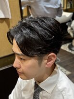 ヒロギンザ 大宮駅前店(HIRO GINZA)&nbsp;センターパートパーマ/大宮/メンズカット/メンズパーマ