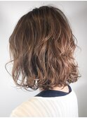 【BLANCO】ハイライトからのくすみピンクベージュ(AKANE)