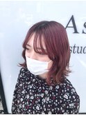 ピンク×外ハネボブ