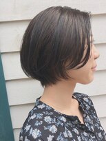 リアン 上尾店(Rien)&nbsp;マロンベージュ/Aラインボブ/かきあげバング[上尾/上尾駅]