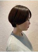 首長効果◎すっきり丸みショート☆