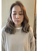 新町美容室★roots★インナープラチナベージュヌーディベージュ