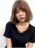 丸みボブ