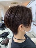 ショート/メンズライク/グレーベージュ/30代/40代/50代