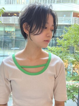 ジアン バイ ミルボン NU茶屋町+(GIEN by milbon) 似合わせ大人の20代30代40代50代ハンサムショートボブ@田中俊成