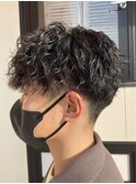 大人メンズパーマ