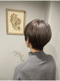 後頭部キレイ☆丸みショートボブ