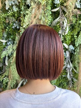ノーブルヘアー(NOBLE HAIR) ボブ×レッド