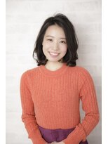 ルルディ バイ アフロディーテ銀座(luludi by APHRODITE)&nbsp;アンブレラカラー/こなれミディ/ウェーブパーマ/前髪/銀座