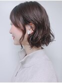 【morio原宿】ボブパーマ　大人可愛い　ゆるふわショート　宮本