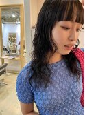 【Barouche/中島綾子】　スパイラルパーマ/ウルフパーマ/堀江