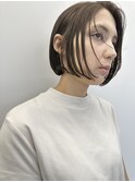 外国人風透明感カラー 寒色系 ブリーチなし