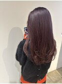 ブリーチあり!ラベンダーレッド!