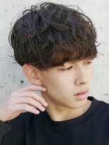 リット バイ フィフス 鹿児島中央駅店(Lit. by fifth)&nbsp;スパイラルパーマシャドウパーマ緩めパーマメンズマッシュ鹿児島