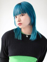 ヘアサロン ガリカ 表参道(hair salon Gallica) ダブルケアブリーチカラーでつくるこだわりハイトーンブルー