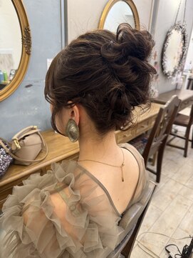 ヘアメイクアンドセットサロン リッコ(Hair make&set salon Ricco) おだんごスタイル/梅田Riccoスタイル