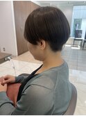 刈り上げマッシュショートヘア