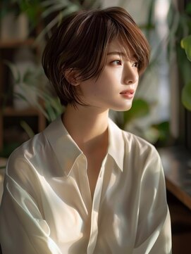 アルトリスト(Altruist Aging×HAIR&SPA) ☆イメチェンピンクベージュアンブレラカラー前髪クールショート