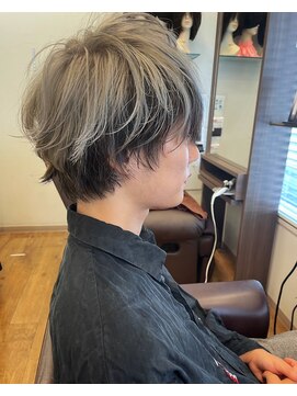 ヘアーブランドジン パルト(HAIR BRAND Jin Palt) エッジを効かせたセクションカラー