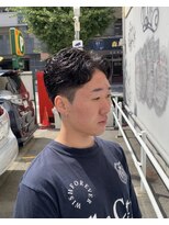 ビカムメンズヘアー 栄店(become men's hair)&nbsp;毛流れニュアンスショート