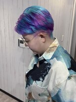 オアフ(Oahu)&nbsp;ブルー×パープル×ピンク　デザインカラー