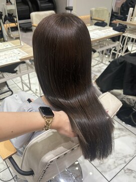 ゼスト フィーノ(ZEST fino) [あやか]ブリーチなしダブルカラー/オリーブグレージュ