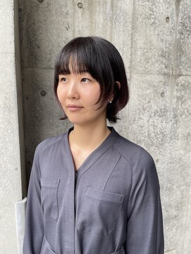 カシュカシュ(cache cache) レイヤーボブ 髪質改善 縮毛矯正 二子玉川 用賀