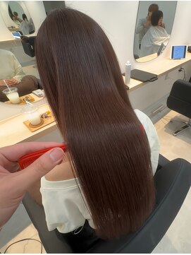 ソソ(soso.) 【髪質改善】うる艶チョコレートブラウン