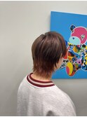 【一癖デザイン】ウルフの襟足カラー