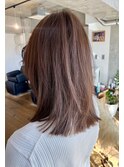 [hygea]透明感　マロンベージュ　姫カットレイヤー[薬院/警固]