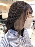 【 VIVO】イヤリングカラー グレージュ系カラー インナーカラー