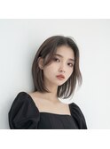 【吹田/豊津】暗髪シアーグレージュ