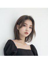 シュエット(Chouette) 【吹田/豊津】暗髪シアーグレージュ