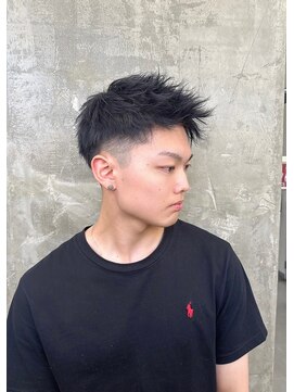 メンズサロン キング 梅田店(Men’s salon K!ng) 波巻きツイストスパイラルパーマ/フェザーパーマ/眉毛/メンズ