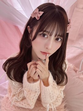 リルミー(Lilme) ナチュラルシースルー 前髪 チョコレートブラウン *Lilme*