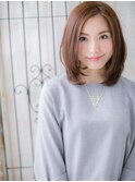 辻堂/髪質改善/フェイスフレーミング☆レイヤーワンカールロブe