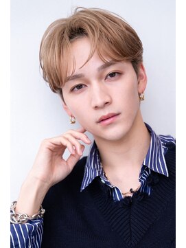 ハバナ 渋谷(HAVANA) フェザーパーマセンターパートハイライトカラーニュアンス