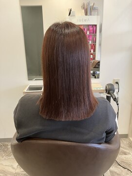 リシェイル(RICHAIR) プレミアムストレート×ピンクブラウン