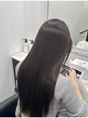 ロングヘアー縮毛矯正髪質改善 赤坂見附
