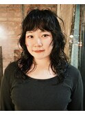 【macana指名】ミディアムレイヤーパーマウルフ登戸