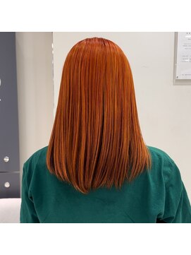 テーラヘアー 東川口店(TELAHAIR) ビビットオレンジカラー