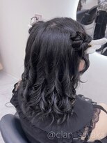 ヘア サロン クラン 東心斎橋店(hair salon clan)&nbsp;クラゲハーフツイン/心斎橋ヘアセット