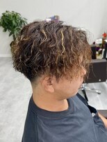 ジーニー 新百合ヶ丘(Genie) ダークアッシュニュアンスパーマ韓国マッシュベリーショート