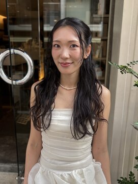 エヴリンアンドペイジ(Evelyn&paige) ねじりハーフツイン/ヘアセット【神戸/元町】