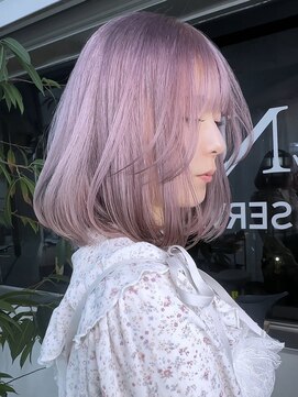 イエナ 渋谷(IENA) デザインカラーケアブリーチダブルカラーピンクベージュカラー