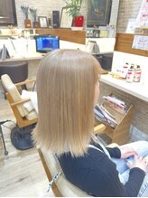 ヘアサロンカルア(Hair salon KARUA) ダブルカラー ハイトーンミルクティベージュ