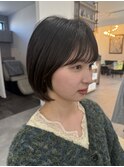 CUTで作る黒髪丸みレイヤーボブ☆圧倒的技術の黒髪ボブ